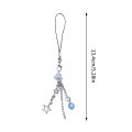 Sweet Jellyfish Tassel Phone Chain Star Pendant Keychain For Girls Y2K Aesthetic Mobile Phone Lanyard. 