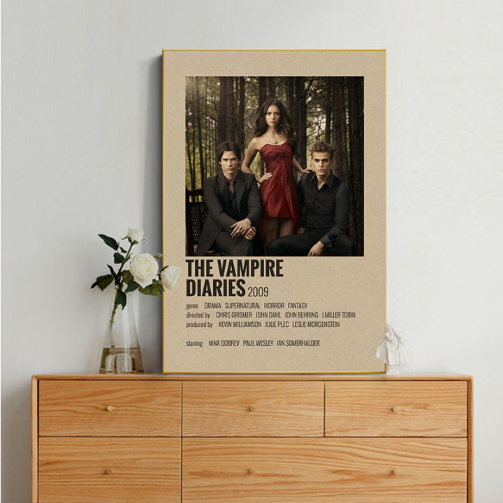 The%20Vampire%20Diaries%20Movie%20Posters%20Kraft%20Paper%20Vintage%20Poster%20Wall%20Art%20Painting%20Study%20Stickers%20Wall%20Painting%20-%20Image%205