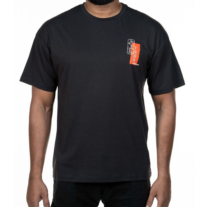 Drop Soulder T-shirt Black