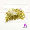 100 Pieces Golden Colour Metal Hijab Safety Pin ( Small Size )  For Women. 