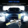 8PCS H1 6000K Super White 80W LED Headlight Bulbs Kit Fog Driving Light.