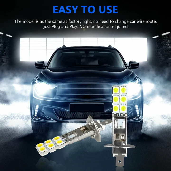 8PCS%20H1%206000K%20Super%20White%2080W%20LED%20Headlight%20Bulbs%20Kit%20Fog%20Driving%20Light%20-%20Image%207