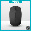 Rapoo M100 Silent Click Multi-mode Wireless Mouse Switch between Bluetooth 3.0, 4.0 and 2.4G 1300DPI tracking engine Up to 9 months battery life.