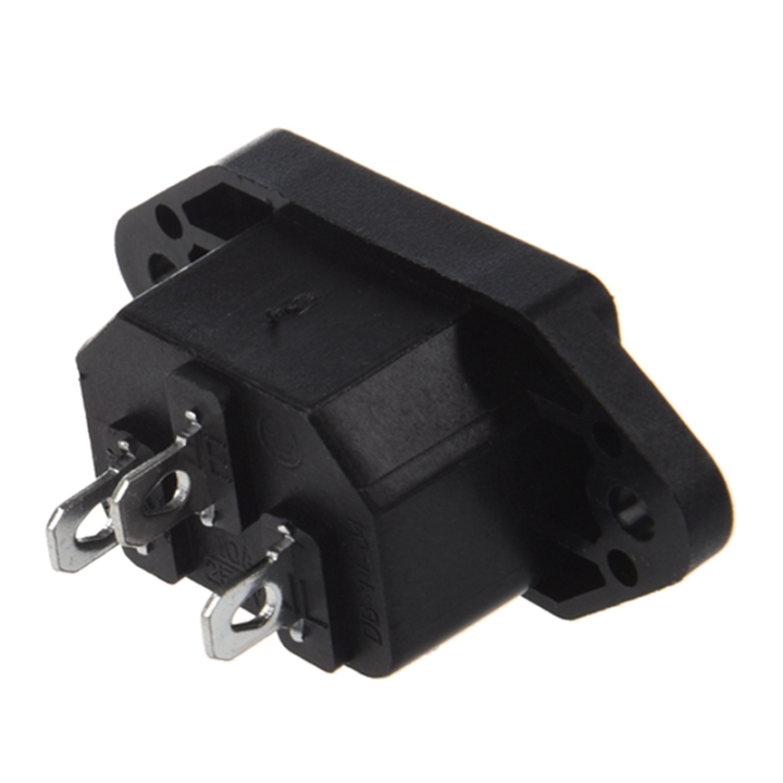 10X%20IEC%20320%20C14%20Male%20Plug%203%20Pins%20PCB%20Panel%20Power%20Inlet%20Socket%20Connector%20-%20Image%202