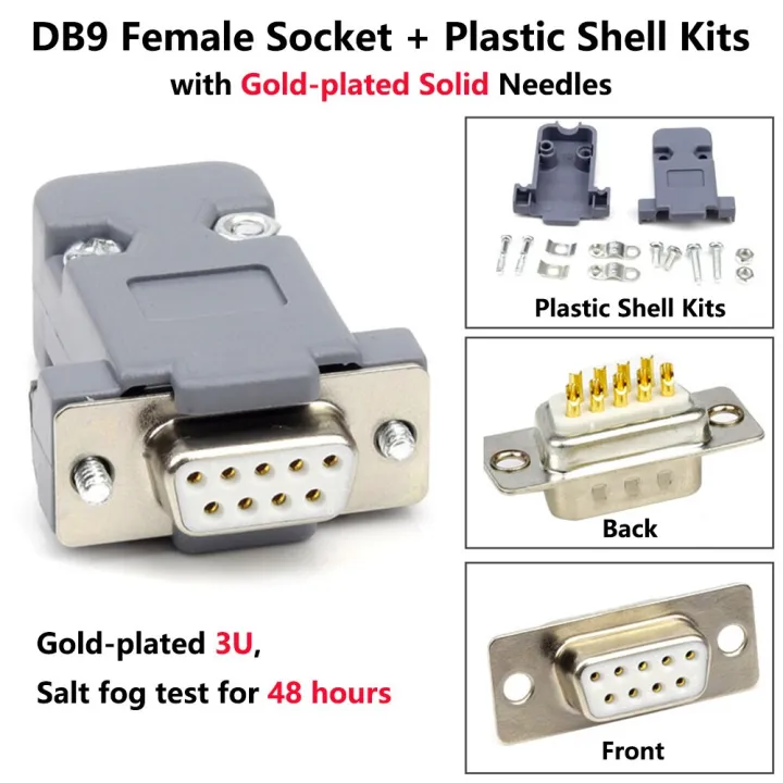 FEMALE%20DB9%202%20Rows%209%20Pin%20Female%20VGA%20DB9%20Connector%20With%20Plastic%20Cover%20DB9%20RS232%20Connector%20DB9%20Female%20ConnectorFor%20LCD%20Monitor%20Cables%20-%20Image%202