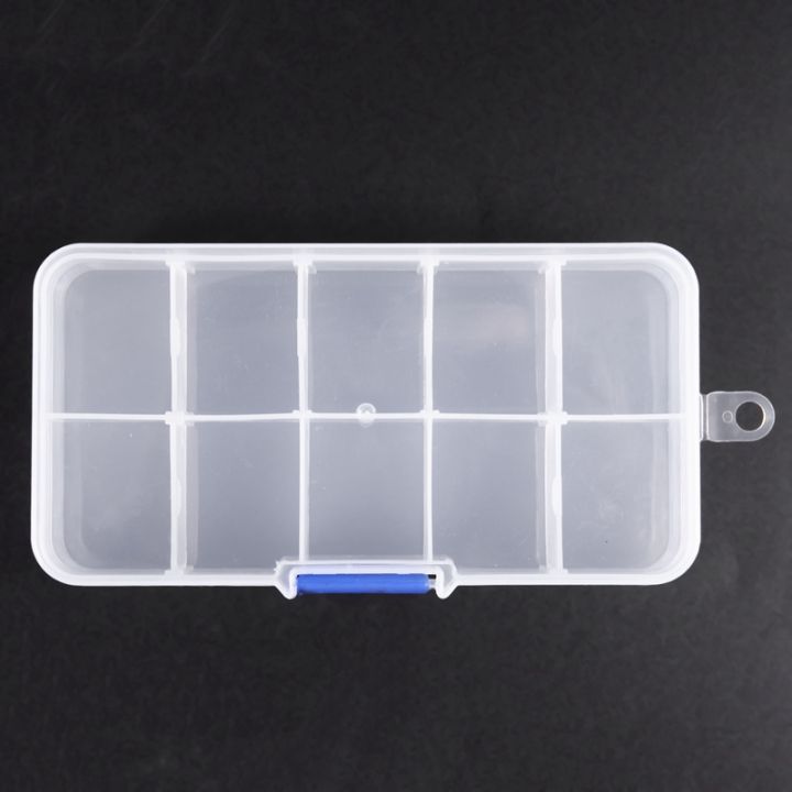 2X%2010%20Compartment%20Plastic%20Storage%20Box%20Transparent%20for%20Pearl%20Pin%20Jewelry%20Tools%20Small%20Accessories%20-%20Image%206
