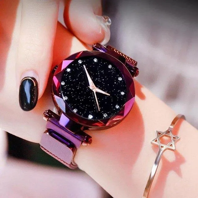 Dior%20high%20quality%20magnet%20Analog%20Watch%20For%20Women%20-%20Purple%20-%20Image%203