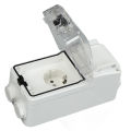German Waterproof Outlet IP66 Weatherproof In Use Socket Toggle Switch 16A 250V. 