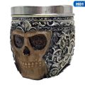 1Pcs 3D Knight Warrior Skull Mug Gothic Style Halloween Decoration Skeleton Cup Man Gift. 