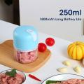 Mini USB Wireless Electric Garlic Masher Press Mincer Vegetable Chilli Meat Grinder Food Chopper Bawang Small Appliances.
