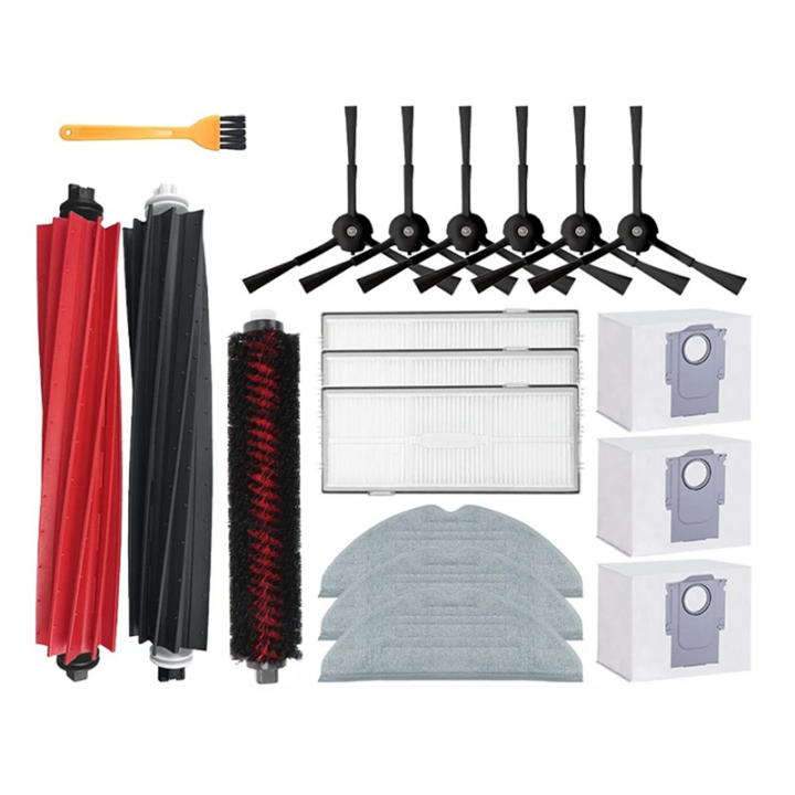 For S8 S8 Pro Ultra S8+ G20 Robot Vacuum Replacement Mop Hepa Filter Dust Bag Cleaning Rolling Brush