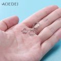 AOEDEJ 16G Stainless Steel Cone Spiral Hinged Segment Ring Hoop For Septum Daith Helix Cartilage Piercing Body Jewelry Women.