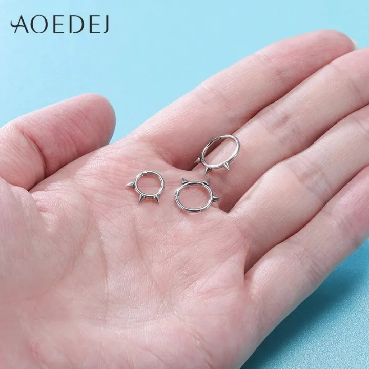 AOEDEJ%2016G%20Stainless%20Steel%20Cone%20Spiral%20Hinged%20Segment%20Ring%20Hoop%20For%20Septum%20Daith%20Helix%20Cartilage%20Piercing%20Body%20Jewelry%20Women%20-%20Image%205