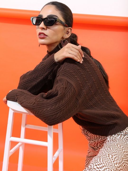 Pantoneclo%20Premium%20Women's%20Cable%20Design%20High%20Neck%20Sweater%20/%20Cardigan%20/%20Pullover%20-%20Image%207