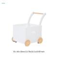 Baby Push Wood Shopping Cart Toy for Child Aged 3 Years Old and above. 