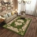 Retro Luxury Carpet Mat Non-slip Printing Floor Rug for Living Room Coffee Table Room Bedroom Decor.