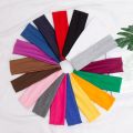 Elastic Cotton HairBand Fashion Headbands for Women Men Solid Running Fitness Yoga Hair Bands Stretch Makeup Hair Accessories.