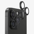 For Appe iphone 15 Pro / iphone 15 Pro Max Camera Lens Protector Tempered Glass Screen Protector, Anti-Scratch Premium Tempered Glass Film Aluminum Alloy 3D Lens Ring Cover for iphone 1 Set (Natural Titanium / Black / Blue / White).