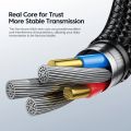 Toocki USB Type C Cable 100W Fast Charging 6A Type C Cable for Xiaomi Huawei P30 P40 Samsung POCO Realme Oneplus Data Wire.