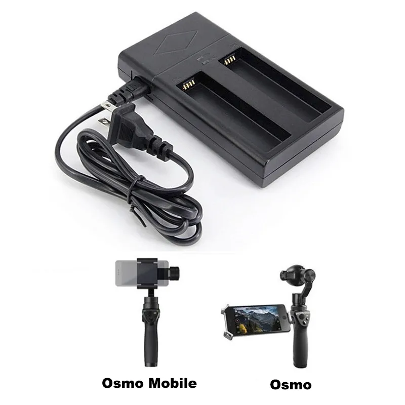Gimbal Battery Dual Charger Fast Charging for DJI OSMO Mobile HB01