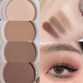 4 In 1 Matte Highlighter Blush Palette Pearly Blush Shiny Eyeshadow Four-layer Multifunctional Brighten Face Eye Makeup Palette. 