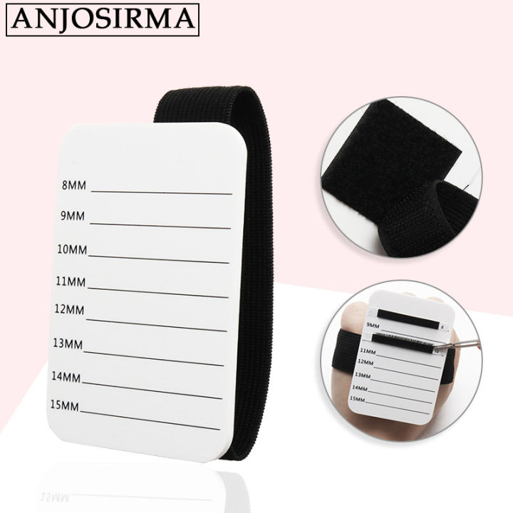 ANJOSIRMA Eyelash Extensions Organizer Palette Pallet False Eyelashes Adhesive Glue Holder Eyelash Extension Makeup Tool