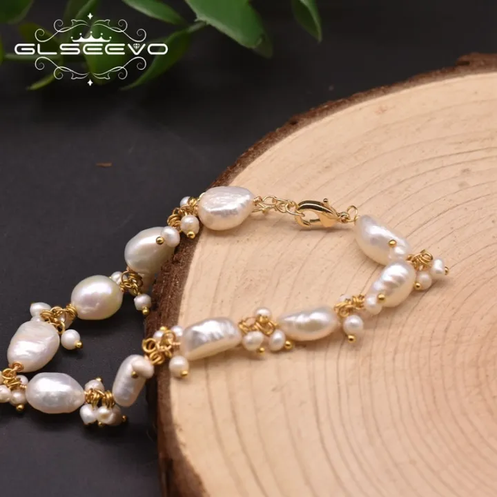 GLSEEVO%20Natural%20Baroque%20White%20Pearls%20Strand%20Bracelets%20For%20Women%20Gift%20Handmade%20Adjustable%20Charm%20Bracelet%20Luxury%20Jewellery%20GB0928%20-%20Image%203