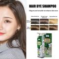 Bubble Hair Dye Shampoo Plant Essence Hair Color Cream Scalp Hair Color Hurt Easy-to-wash Does Washing Not Cream Hair Color G1Y9.