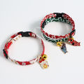 Adjustable koi bell pendant, lucky cat collar, neck chain, ordering accessories, pet supplies, dog and duck. 