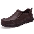 Plus Size 38-48 Men's Fashion Leisure British Leather Shoes Lelaki Kasut Formal (Brown) - intl.