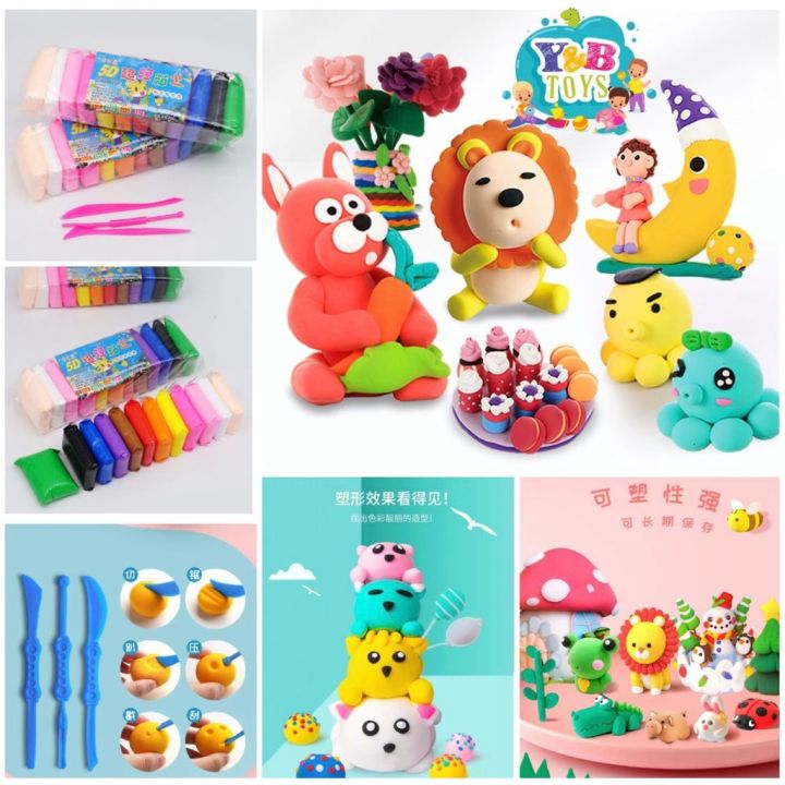 LILIN%20Polymer%20Clay%20Import%2012%20Colors%20-%20Plasticine%20Candle%20Educational%20Toys%20For%20Kids%20-%20SLIME%20Clay%20Dough%20Color%20Play%20-%20Image%204