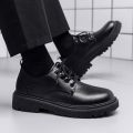 Autumn High-Grade Dr. Martens Boots British Style Formal Wear Business Wedding Bridegroom Leather Shoes Men's Breathable Casual Leather Shoes. 