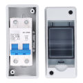 DC Disconnect Switch Transparent Cover DC Miniature Circuit Breaker 1000V Pa66 4000A Breaking Capacity for Grid Connected System. 