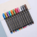 Guangna 3700 Metal Paint Pen Marker Ceramic Album DIY Graffiti Drawing Pen Soft Tip Calligraphy Pen Set. 