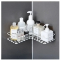 Bathroom Shelf, Set of 1, Adhesive Metal Wall Mounted Storage Organized Rack for Shower Caddy,Triangle Basket No Drilling, Design for Bathroom Bedroom Living Room and Kitchen. 