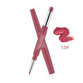 MISS ROSE 1Pc 2 In 1 Double-Headed Matte Lipstick Lip Liner Pencil Waterproof Long Lasting 30 Colors Matte Lip Tube Makeup TSLM2 KKhao. 