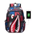 Shark Backpack Boys for Kids Camo Bookbag for Middle School Bags Travel Back Pack.