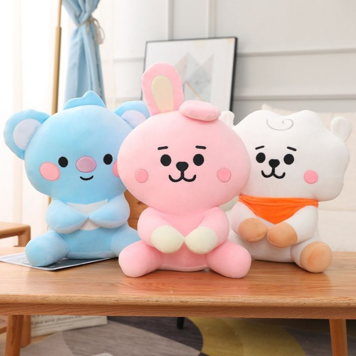35cm%20Bt21%20Cartoon%20Cute%20Kawaii%20Chimmy%20Cooky%20Shooky%20Koay%20Mang%20Sitting%20Plush%20Doll%20Pillow%20Adult%20Children's%20Birthday%20Gift%20Toy%20-%20Image%205