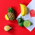 Fruits Resin Fridge Magnets Creative 3D Fruit Magnets Simulation Garden Fruits Cartoon Magnets Home Decor effectual.