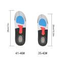 RHS Online Men Women Arched Insoles Cushioning Relieving Foot Pain Insoles Orthopedic Plantar Fasciitis Functional Foot Orthosis.