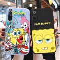 Funny Cartoon SpongeBob SquarePants Phone Case for Xiaomi Mi 9 Mi9 Lite A3 Cute Patrick Star Silicone TPU Soft Color Back Cover. 