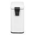 5L Lidded Step Trash Can, Compact Garbage Bin with Removable Liner Bucket and Handle for Bathroom, Kitchen, Office. 