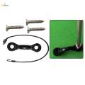 Kayak Deck Rigging Kit Tie Down Pad Eye with Screws Replacement for Canoes. 