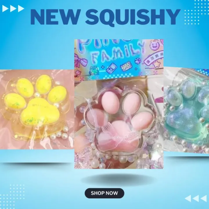 1%20PC%20Cute%20Animal%20Squishy%20Fluffy%20Cat%20Paws%20-%20Image%202