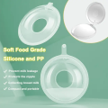 2pices Silicone Wearable BreastMilk Collector With Carrying Box. 