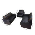 Best One Furniture Mahogany Wood and Foam Living Room (2+2+1) Sofa Set - Living Room Furniture. 