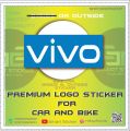 vivo logo sticker for bike and car.