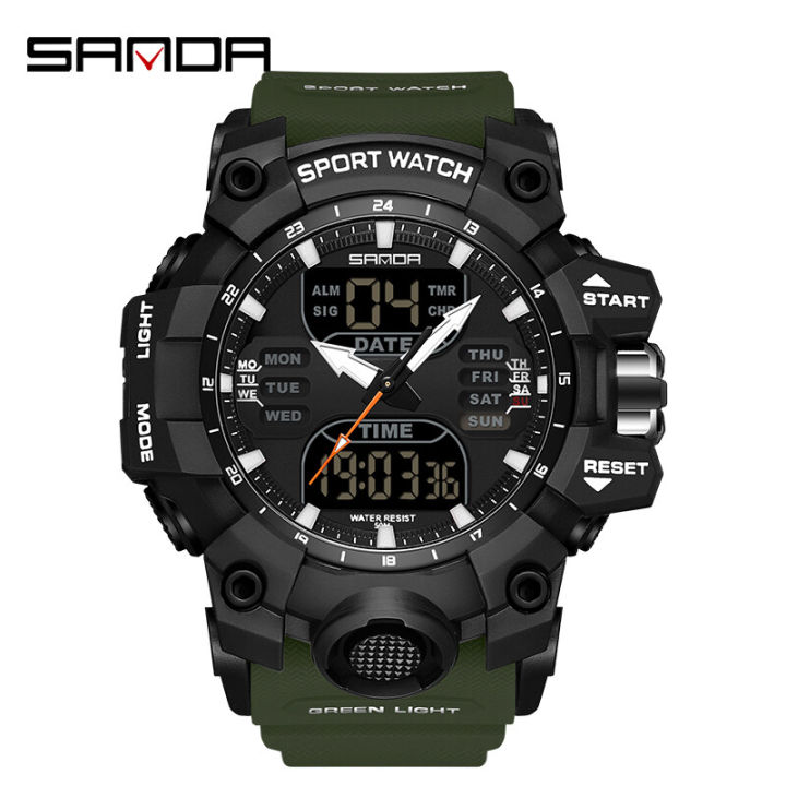 【Simple 3C】(NEW) Industry Quality and Anti drop Multifunctional Sports Watch SD6126