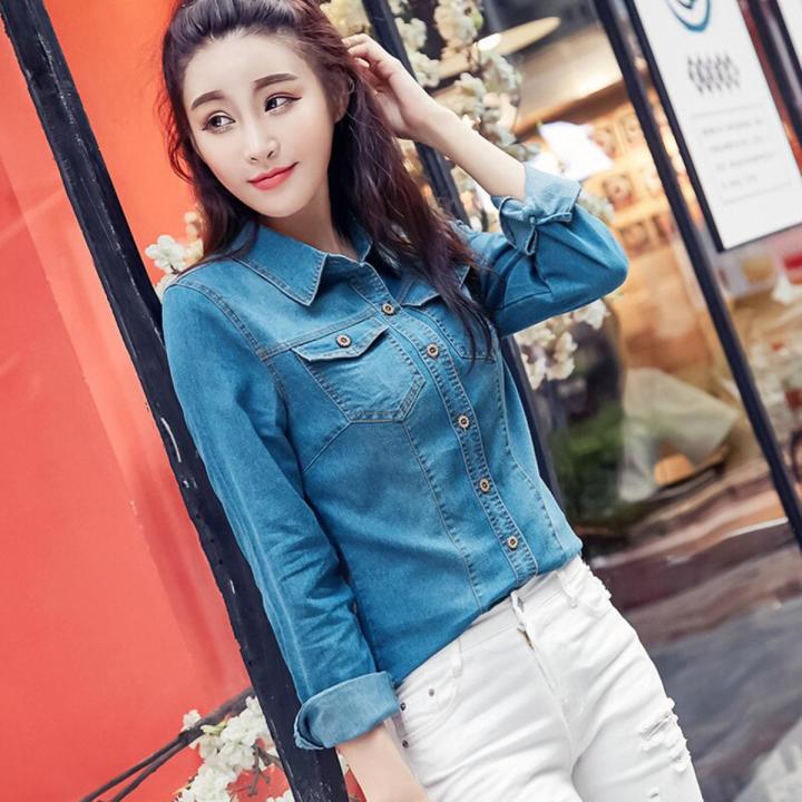 Long Sleeve Shirt Type Tops For Jeans Long Sleeve Baggy Tops Baggy