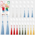 15pcs Acrylic Bookmark With Rope Blank Diy Handmade Craft Acrylic Sign Label Yao Store.